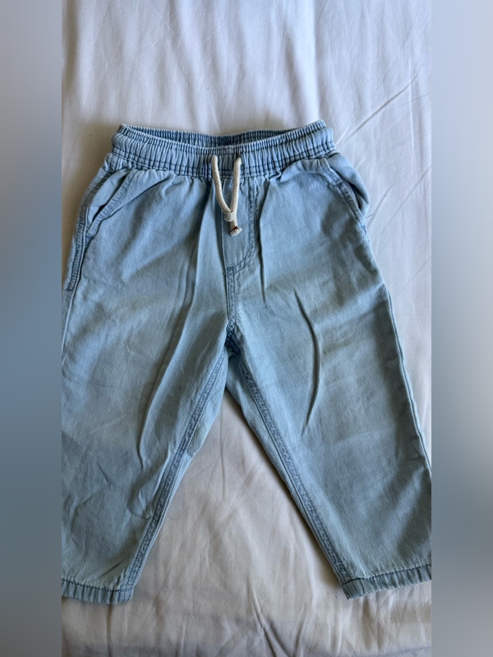 Zara Light Blue Pull-On Kids Jeans